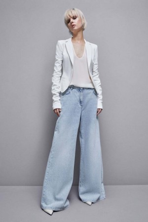 Patrizia Pepe 1-button Jacket Bianche | YQGC-41897