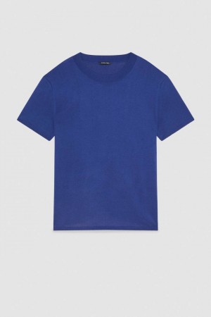 Patrizia Pepe Boxy T-shirt Blu Chiaro | NZLR-09378