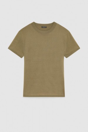 Patrizia Pepe Boxy T-shirt Verdi | YOJF-07983