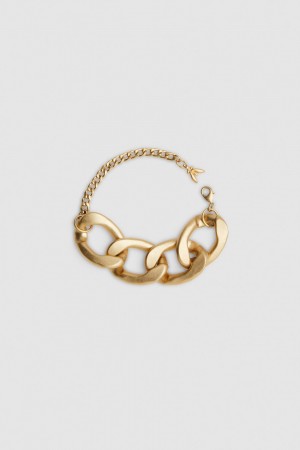 Patrizia Pepe Brass And Aluminum Bracelet Oro | UXFN-20869