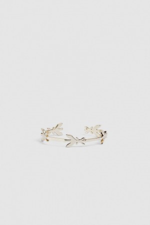 Patrizia Pepe Brass Fly Chain Bracelet Oro | ZXSD-69182