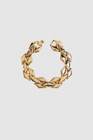 Patrizia Pepe Brass Link Bracelet Oro | SIRD-10497