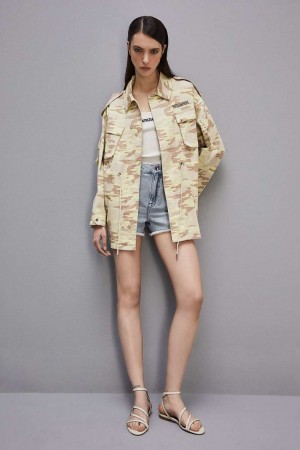 Patrizia Pepe Camouflage Over Jacket Militare | DMAB-96450