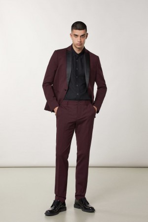 Patrizia Pepe Classic Gabardine Pants Viola | CPRA-45281