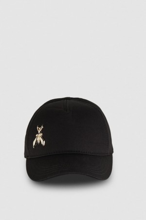 Patrizia Pepe Cotton Fly Baseball Cap Nere | EMYZ-73905