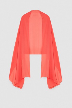 Patrizia Pepe Crepe Stole Rosa | BVPF-40689