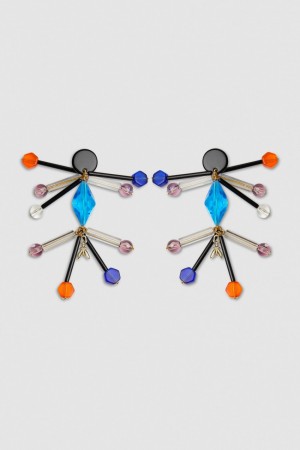 Patrizia Pepe Earrings With Techno Pop Fly Appliqué Colorate | JLXI-50918