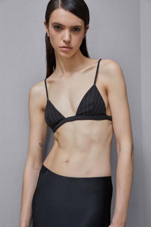 Patrizia Pepe Flannel Bra Nere | VDBZ-79052