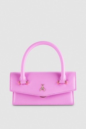 Patrizia Pepe Fly Bamby Shoulder Bag With Handles Rosa | JZDU-83961