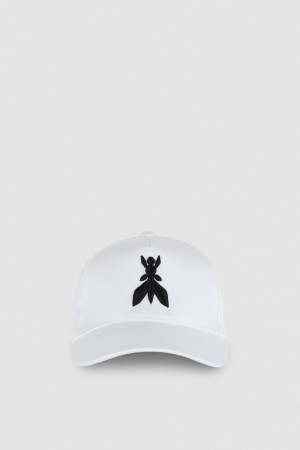Patrizia Pepe Fly Baseball Cap Bianche | IGER-40718