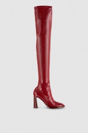 Patrizia Pepe Heeled Boots Rosse | DJIX-14582