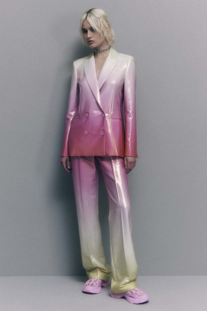 Patrizia Pepe High-waisted Satin Pants Colorate | GSCR-15920