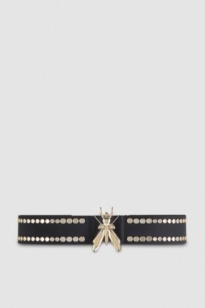 Patrizia Pepe Jersey High-waisted Belt Nere | MEPQ-73946
