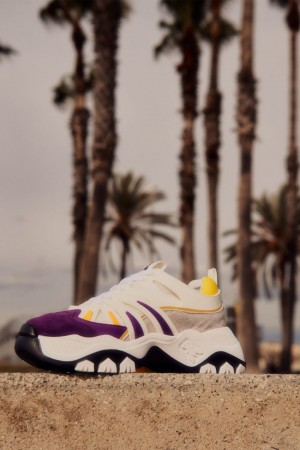 Patrizia Pepe Leather Running Sneakers Viola | ETYG-05174