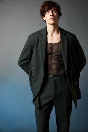 Patrizia Pepe Lined Double-breasted Coat Verdi | HFDR-17526