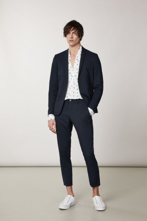 Patrizia Pepe Lined Polyviscose Blazer Blu | YQHB-81927