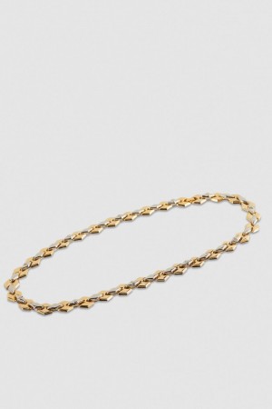 Patrizia Pepe New Chain Brass Belt Argento | MAUX-63915