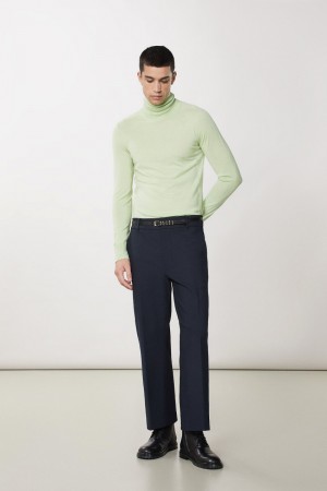 Patrizia Pepe Pure Wool Turtleneck Sweater Verdi | EKJQ-69507
