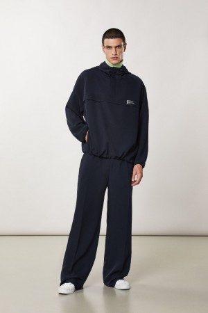 Patrizia Pepe Regular Fit Soft Pants Blu | TGIR-60597