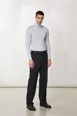 Patrizia Pepe Slim Fit Pants With Regular Waist Nere | ECAU-78924