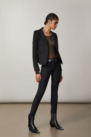 Patrizia Pepe Slim Pants Nere | RGVU-02157