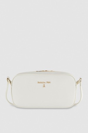 Patrizia Pepe Small Graphic Case Shoulder Bag Bianche | IKEZ-47896