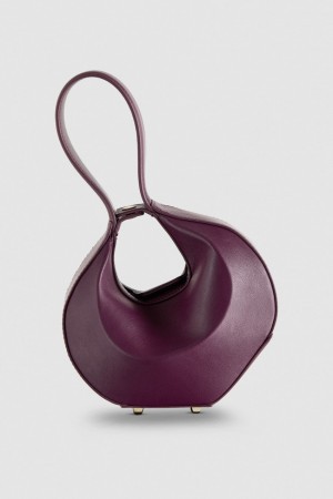 Patrizia Pepe Small Hobo Bangle Bag Viola | CRPA-39812