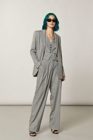 Patrizia Pepe Soft Viscose Pants Grigie | FEZY-79805
